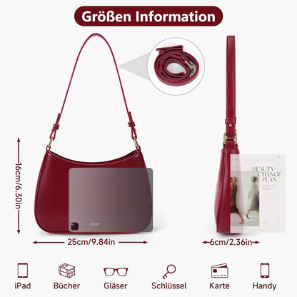 Damen Handtasche klein Hobo Bag elegant Umhängetasche Y2K Shoulder Bag
