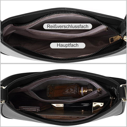 TIAASTAP Damen Handtasche klein Hobo Bag Schultertasche PU Leder Umhängetasche Sylish für Teenager