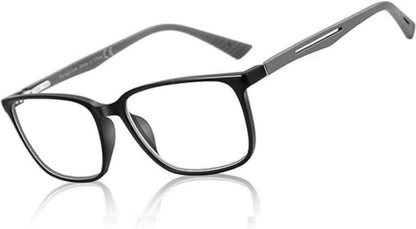 Blaulichtfilter Lesebrille Herren Eckige Rahmen Anti-Glanz Sport