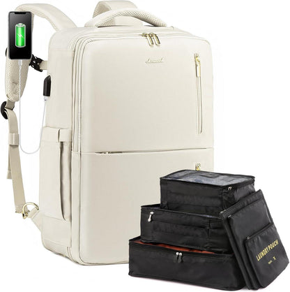 Handgepäck Rucksack für Flugzeug Reise Arbeit herren Damen 18 Zoll 40l