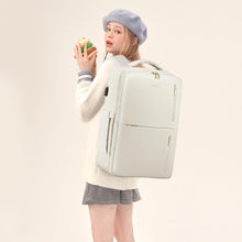 Handgepäck Rucksack 30-40l 18 Zoll Beige, Damen Herren