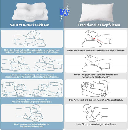 Orthopädisches Nackenkissen Memory Foam Seitenschläferkissen