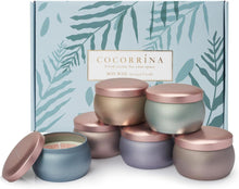 Duftkerzen Set 6 Stück 110g Aromatherapie Natürliches Sojawachs