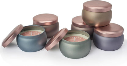 Duftkerzen Set 6 Stück 110g Aromatherapie Natürliches Sojawachs