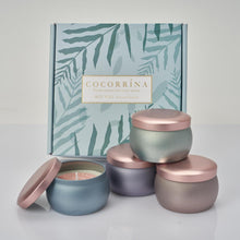 Duftkerzen Set 4 Stück 110g Natürliches Sojawachs Aromatherapie Kerzen