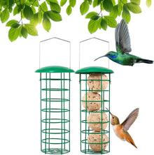 Vogelfutterspender 2er Set 29.5cm Metall Vogel Futterstation