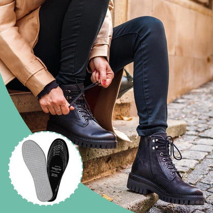 AMFUN Aktivkohle Einlegesohlen 6 Paar Hygienische Schuheinlage Sneaker Stiefel