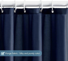 Duschvorhang 180x220 Textil Anti-schimmel Waschbar Wasserdicht 7Farben