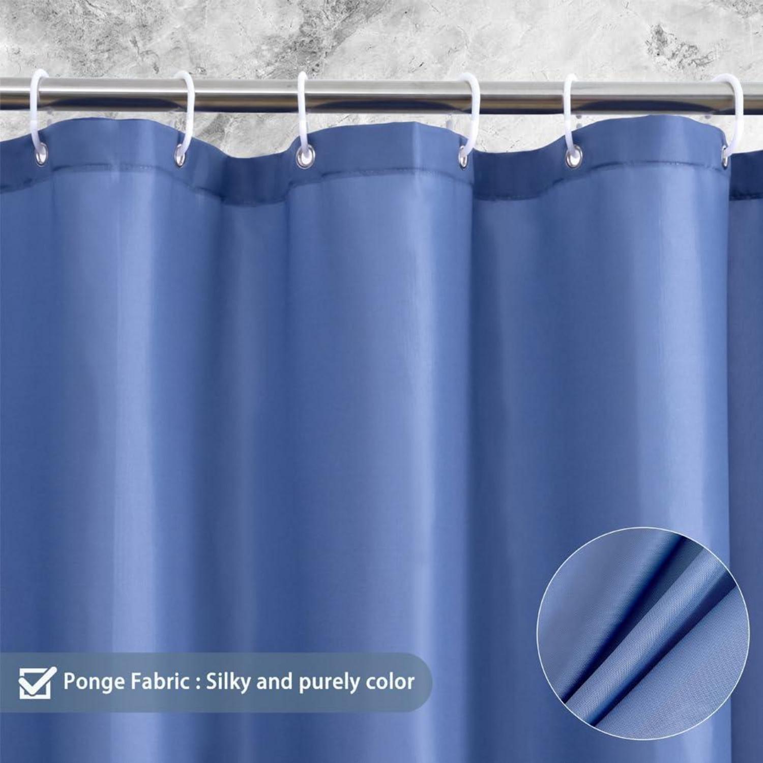 Duschvorhang Textil Anti-Schimmel Wasserdicht Polyester 120x200cm