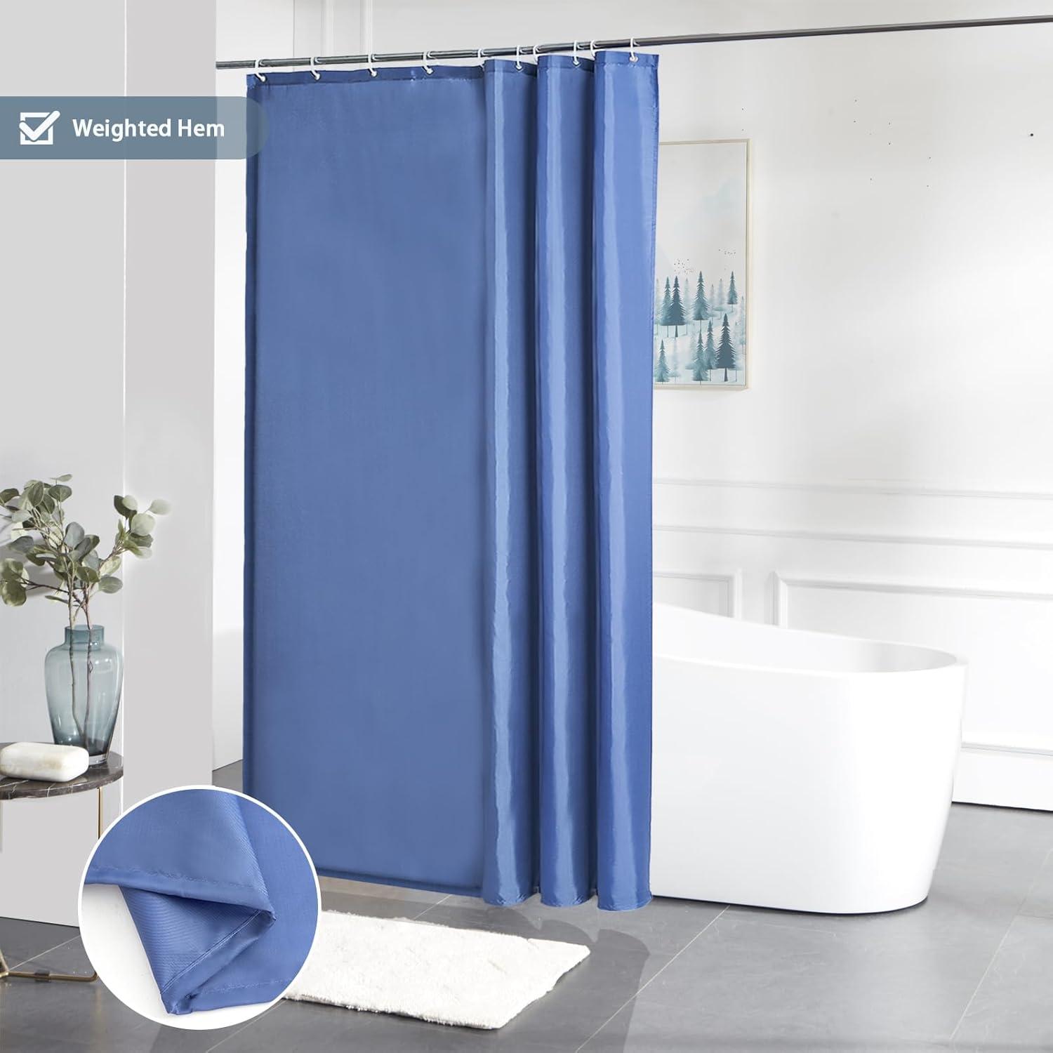 Furlinic Textil Duschvorhang Anti-schimmel Waschbar Polyester 120x200cm