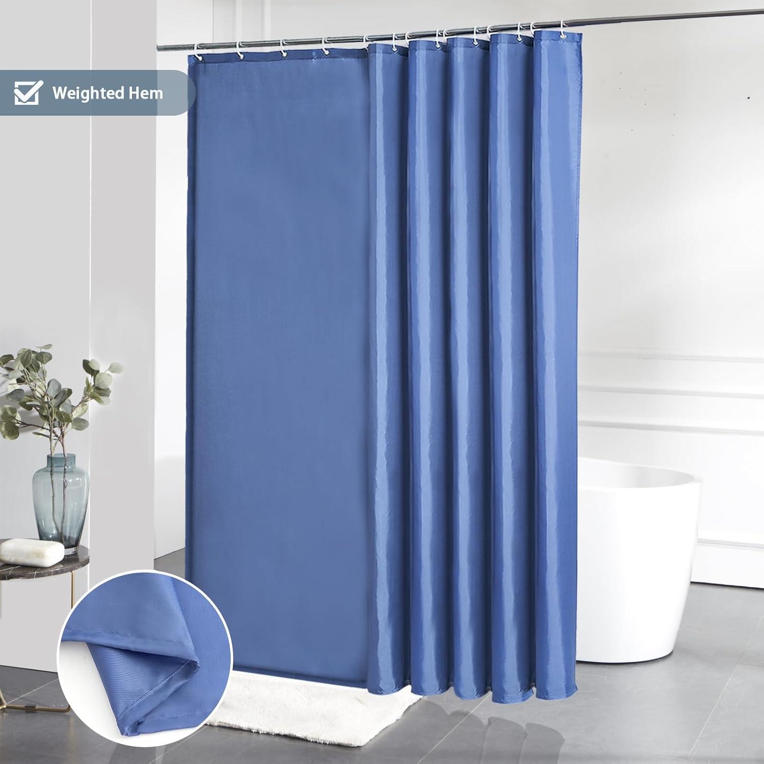 Badvorhang Furlinic Überlänge Anti-Schimmel Textil Waschbar 200x240 cm