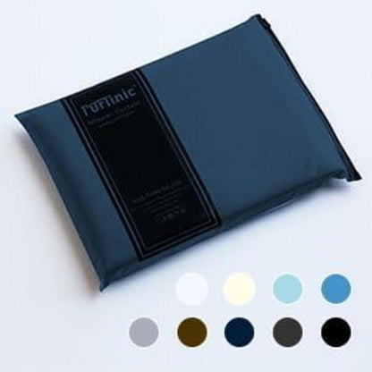 Duschvorhang Extra Groß Dunkelblau Textil Antibakteriell 200x210cm
