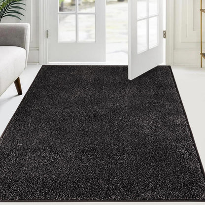Schmutzfangmatte 180x270 cm – Rutschfest & Waschbar, Holzkohle