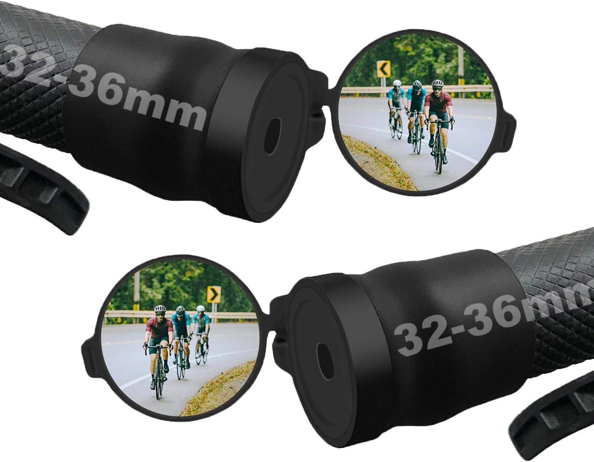 Fahrradspiegel für Lenker, Mini Rückspiegel klappbar, universal für