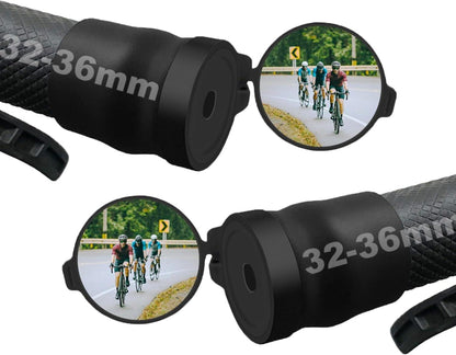 Fahrradspiegel für Lenker, Mini Rückspiegel klappbar, universal für