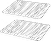Auskühlgitter Edelstahl Set für Backen & Kühlen 22,2x16x1,8cm