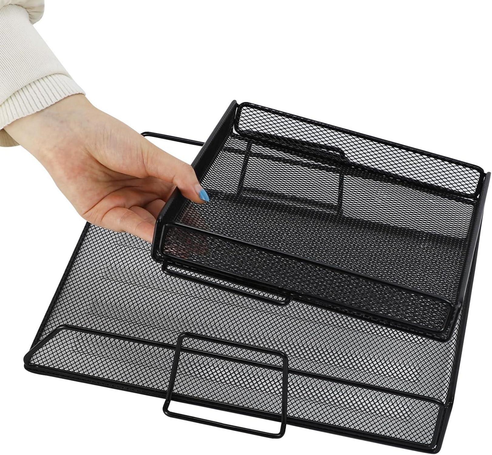 Briefablage Ablagefach Schreibtisch Organizer Tablett Papierablage Ordner Büro