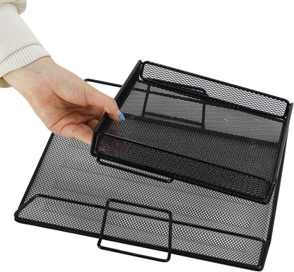 Briefablage Ablagefach Schreibtisch Organizer Tablett Papierablage Ordner Büro