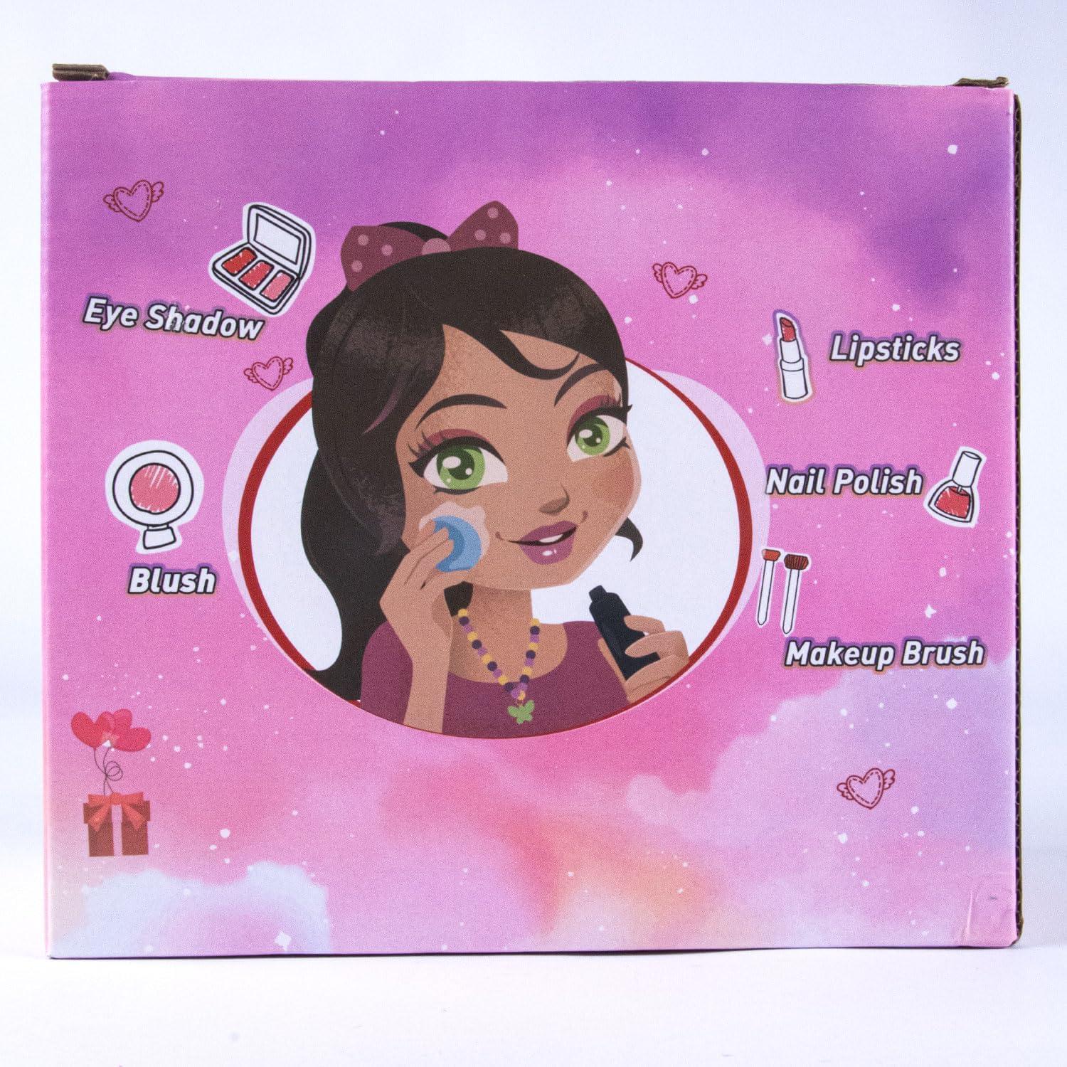 Make Up Set Mädchen 66Pcs Kinderschminke Schminkkoffer Waschbar Geschenke 3-12 Jahre