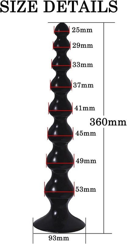 360mm Analkugeln Analkette Anal Beads Dildo Saugnapf Analplug Buttplug
