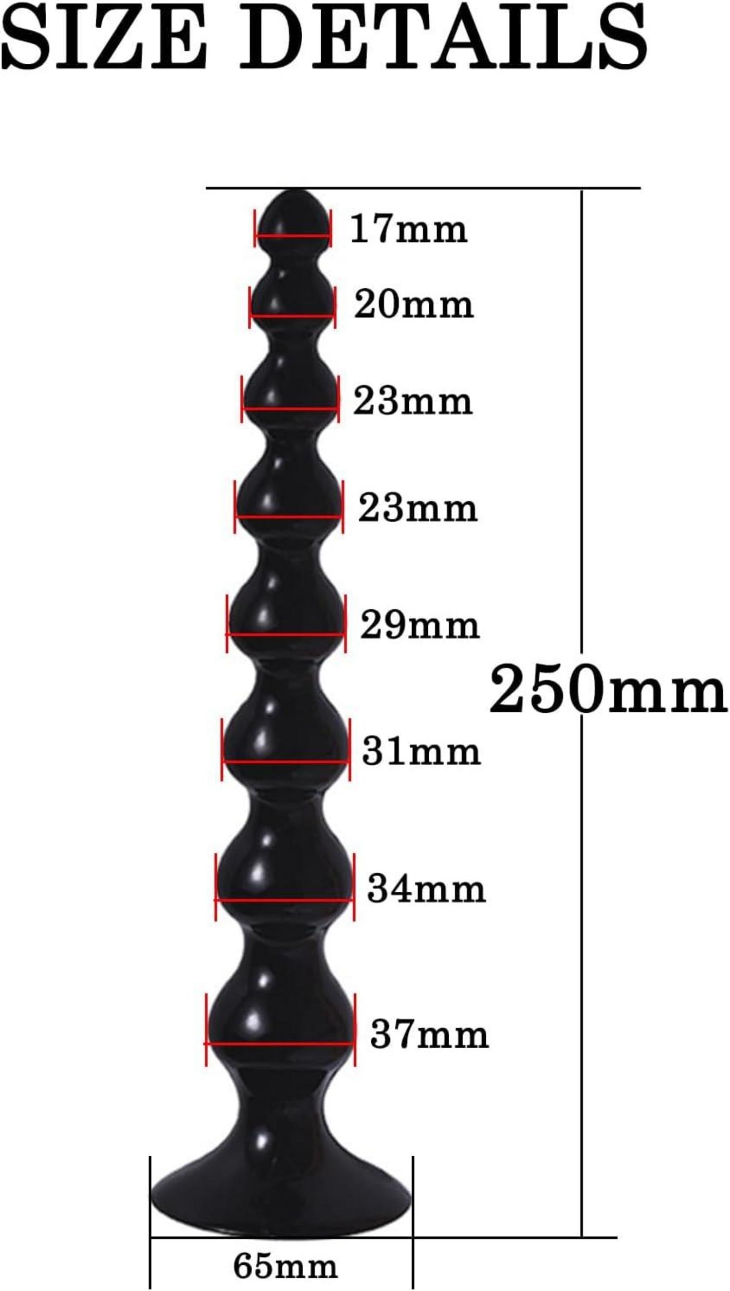 250mm Analkugeln Analkette mit 8 Anal Beads Medizinisches Silikon