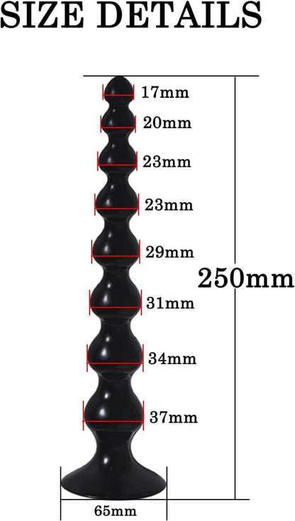 250mm Analkugeln Analkette mit 8 Anal Beads Medizinisches Silikon