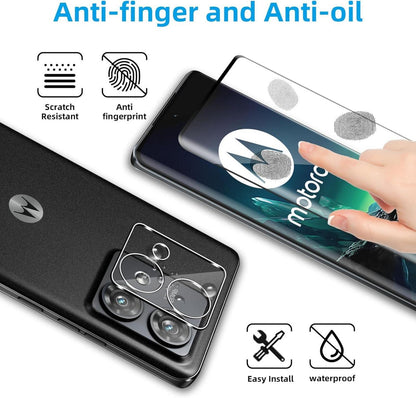 Panzerglas für Motorola MOTO EDGE 40 NEO, Schutzfolie Set