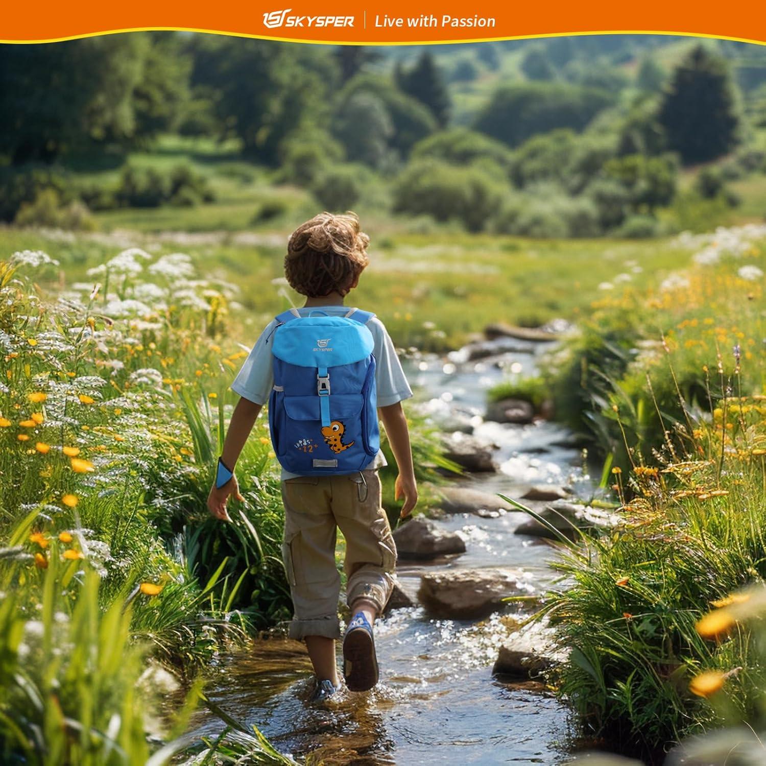 Kinderrucksack 12L Blau Outdoor-Wanderrucksack Kinder-Rucksack