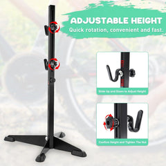 Fahrradständer Profi Reparaturständer Fahrradhalter Schwarz