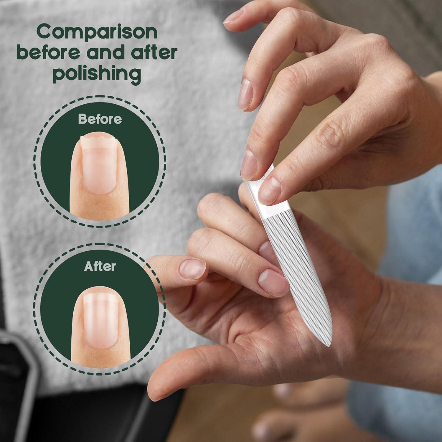 Hochwertiger Stahl Nagelknipser mit Auffangbehälter, ergonomisch designeter