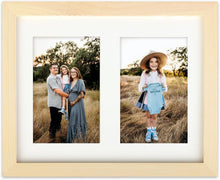 Fotorahmen Holzmaserung für 20x25 cm Foto 10x15 Rahmen 2 Fotos