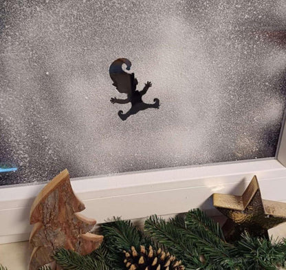 Willingood Wichtelschablone Fußabdrücke, Weihnachten Deko Set