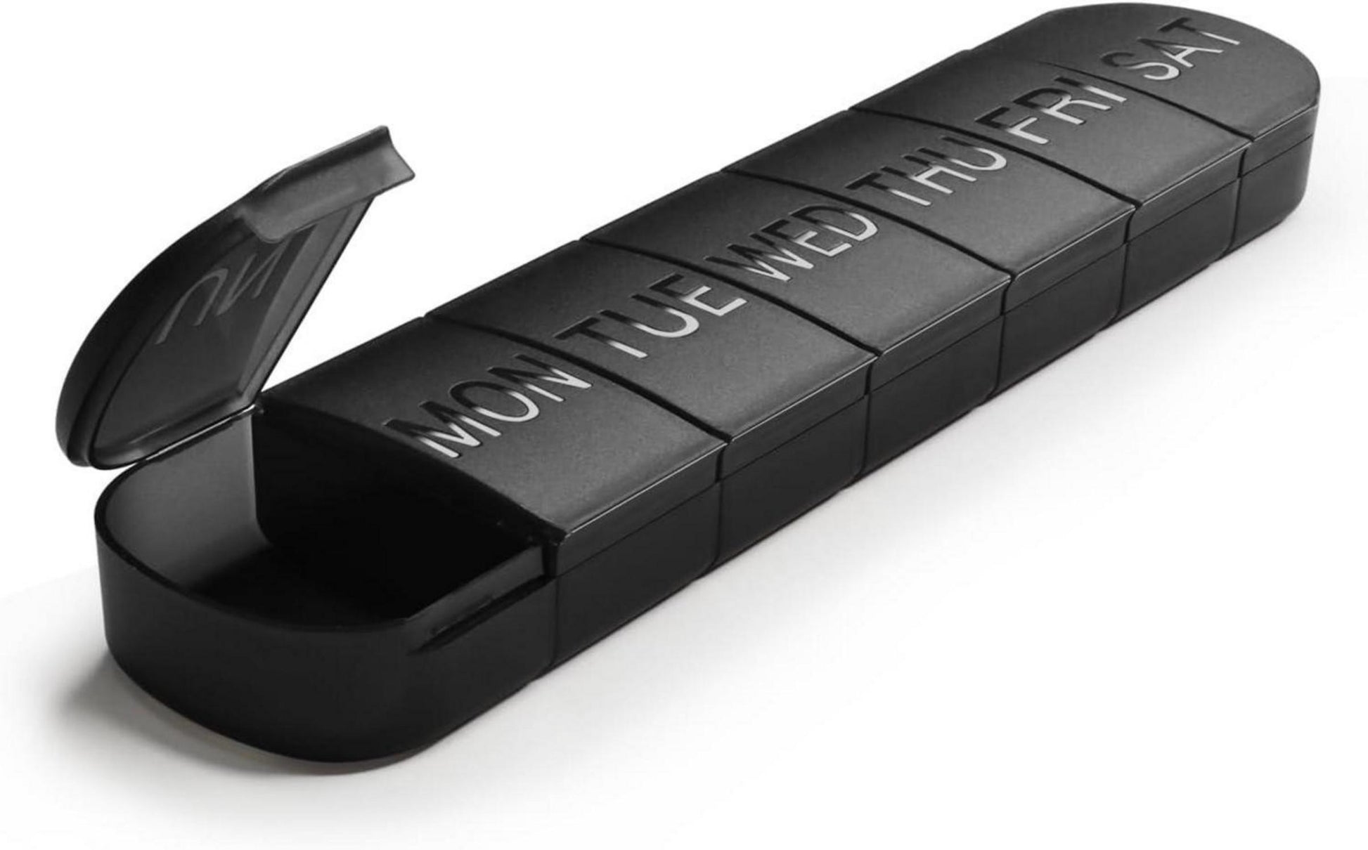 Transparente Pillenbox 7 Tage, BPA-frei, Große Kapazität