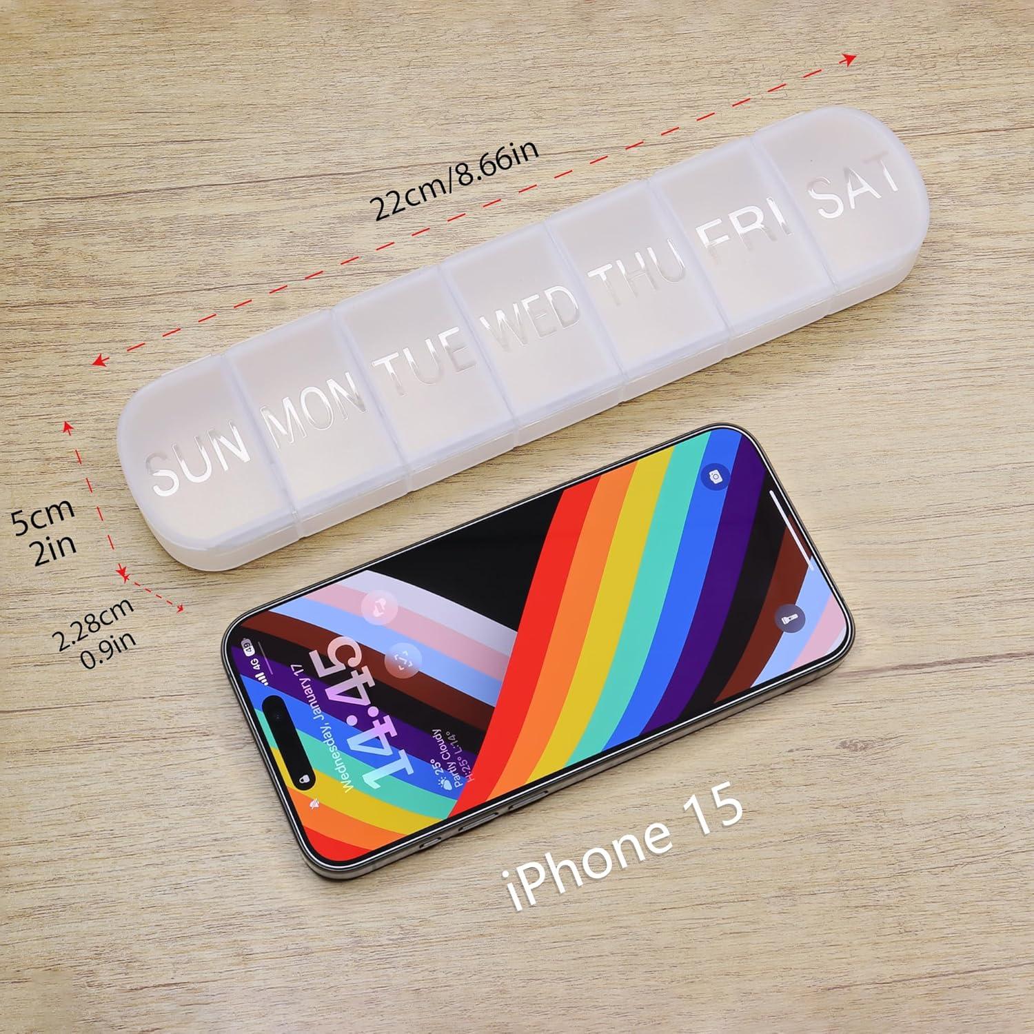 7 Tage Pillenbox Medikamentenbox BPA-frei Tablettenbox