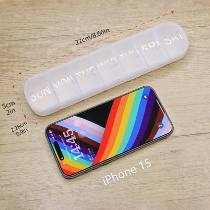 7 Tage Pillenbox Medikamentenbox BPA-frei Tablettenbox