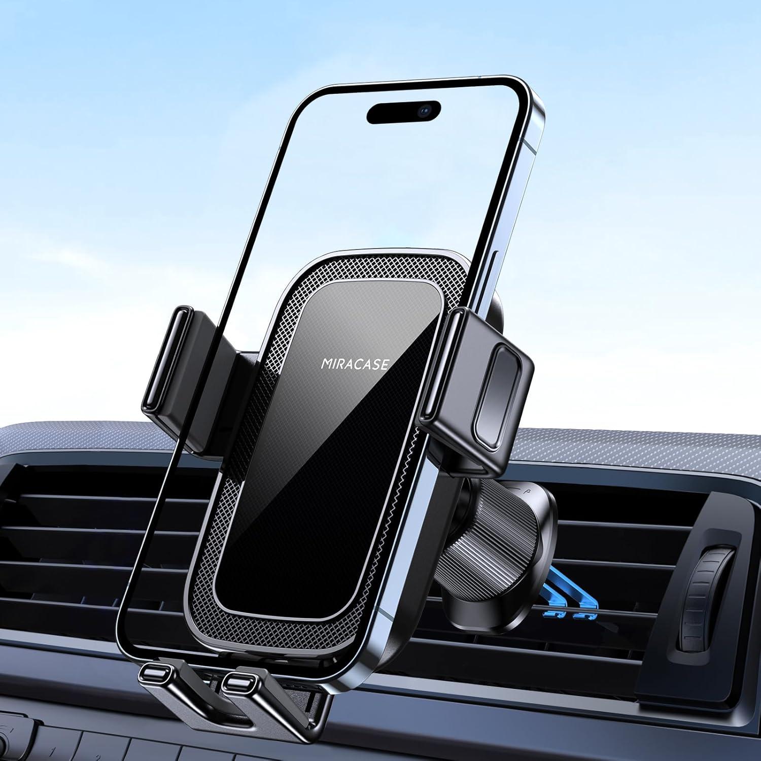 KFZ Handyhalterung Auto Universal Smartphone Halterung Schwarz