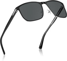 Polarisierte UV400 Herren Sonnenbrille Metallrahmen Sport Angelbrille