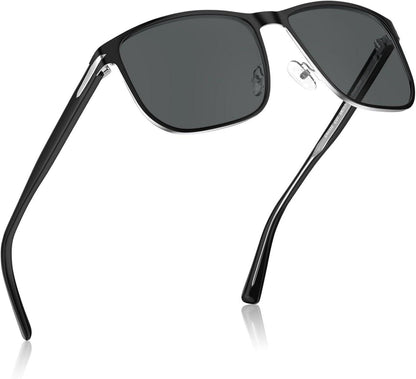 Polarisierte UV400 Herren Sonnenbrille Metallrahmen Sport Angelbrille