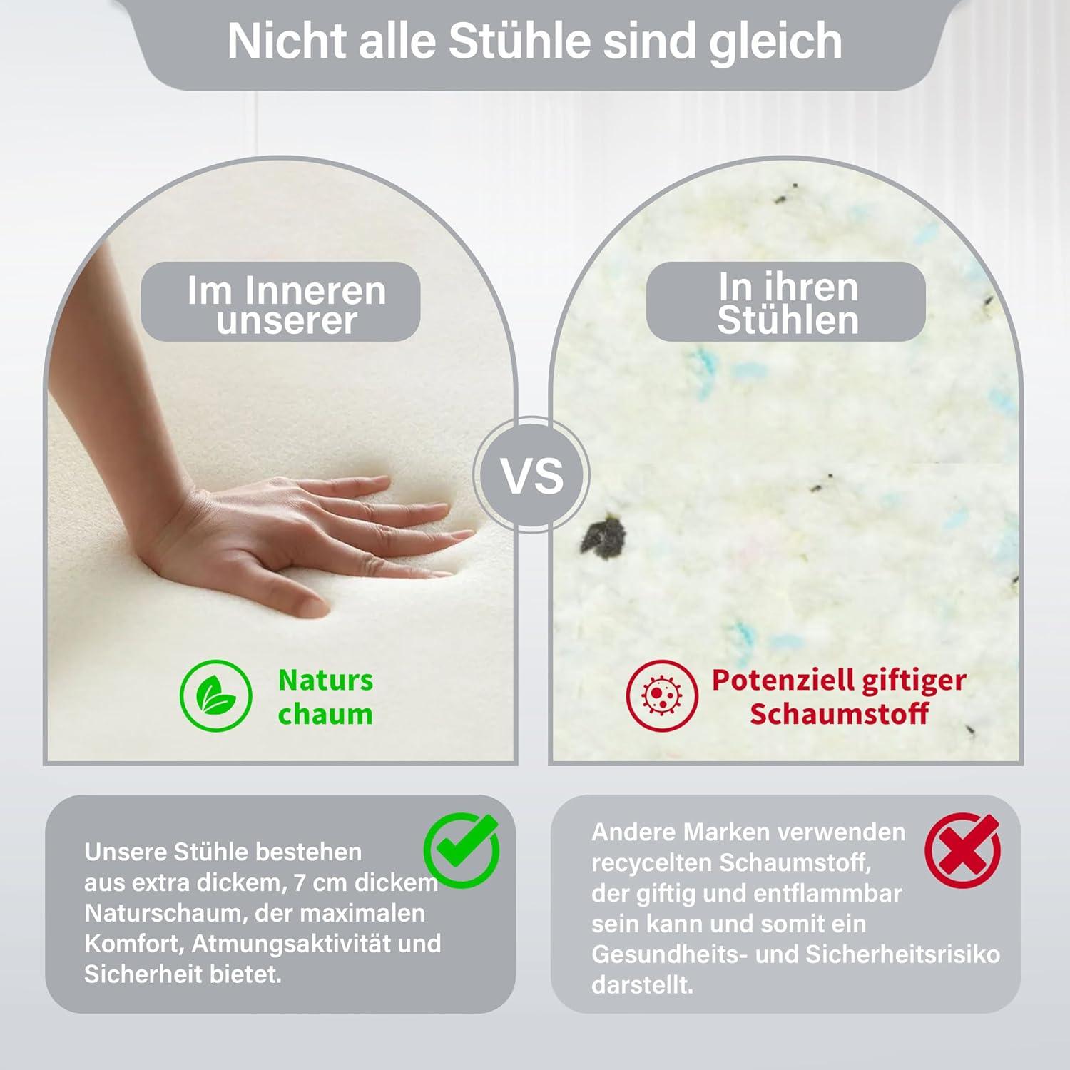 Bürostuhl ohne Armlehnen Drehstuhl mit Lendenkissen und Rädern
