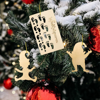 Wichtel Zubehör für Weihnachten: Gnom-Schablonen-Set