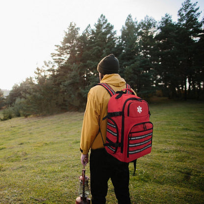 Erste-Hilfe-Rucksack Rot – Medizinischer Notfallrucksack leer