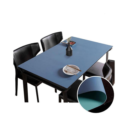 PU Tischdecke Wasserdicht Dark Blau+Grün 85x180cm