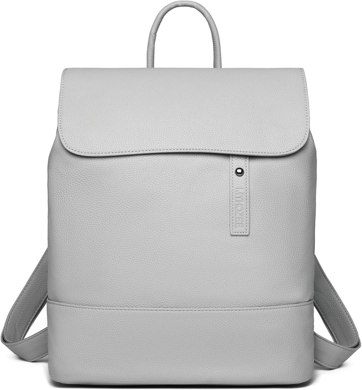 Damen Cityrucksack PU Leder Anti Diebstahl 14 Zoll Laptop Backpack