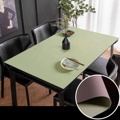 PU Tischdecke 90x200cm – Wasserdicht, Grün+Volett