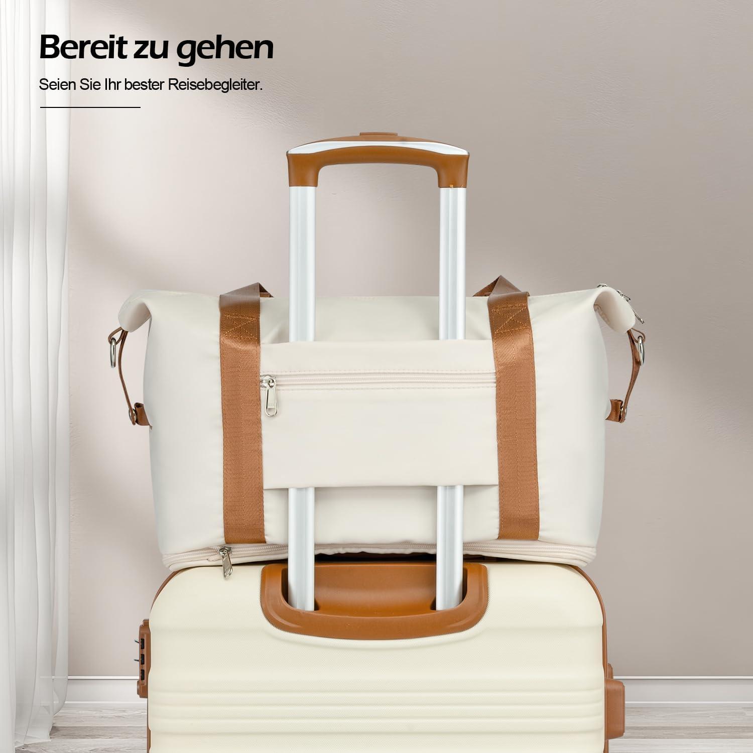 Koffer-Set Trolley ABS Hartschale Reisekoffer 4 Rollen TSA-Schloss