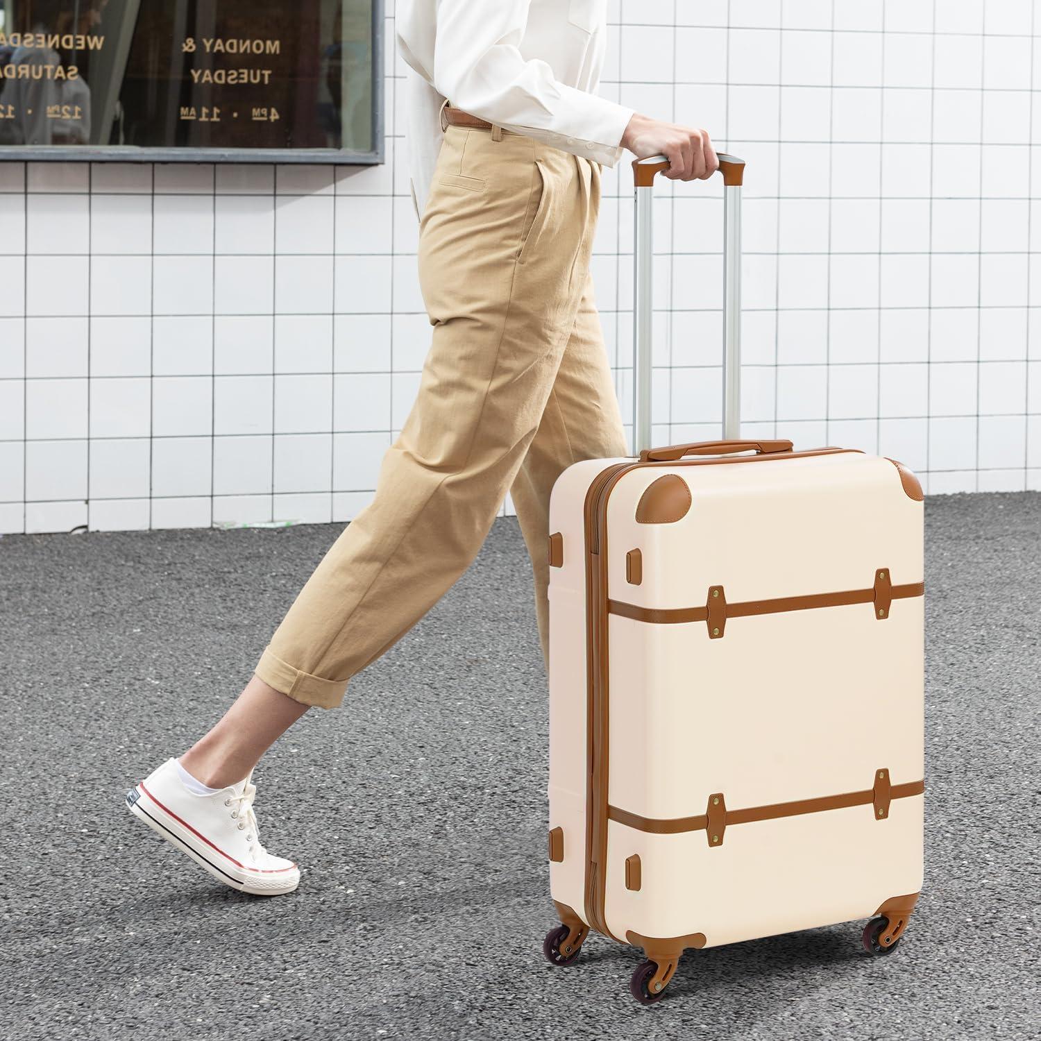 COOLIFE Koffer Trolley Set ABS Hartschalen 4 Rollen