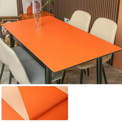PU Tischdecke Wasserdicht Apricot+Orange 90x200 cm