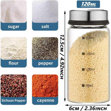 Gewürzgläser 200ml Drehdeckel Borosilikatglas 2 Stück