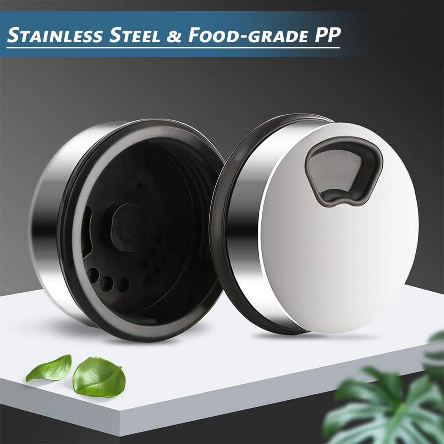 Gewürzgläser 200ml Borosilikatglas 2er Set Drehdeckel Streuer