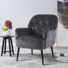 Bequemer Samt Sessel mit Seitentasche – Modern & Ergonomisch